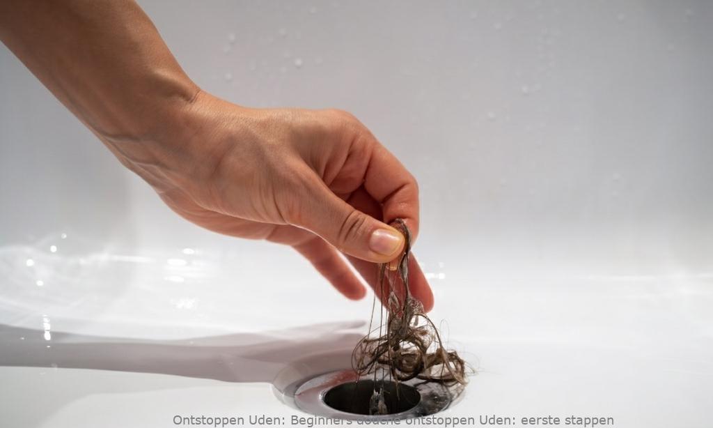 Beginners douche ontstoppen Uden: eerste stappen