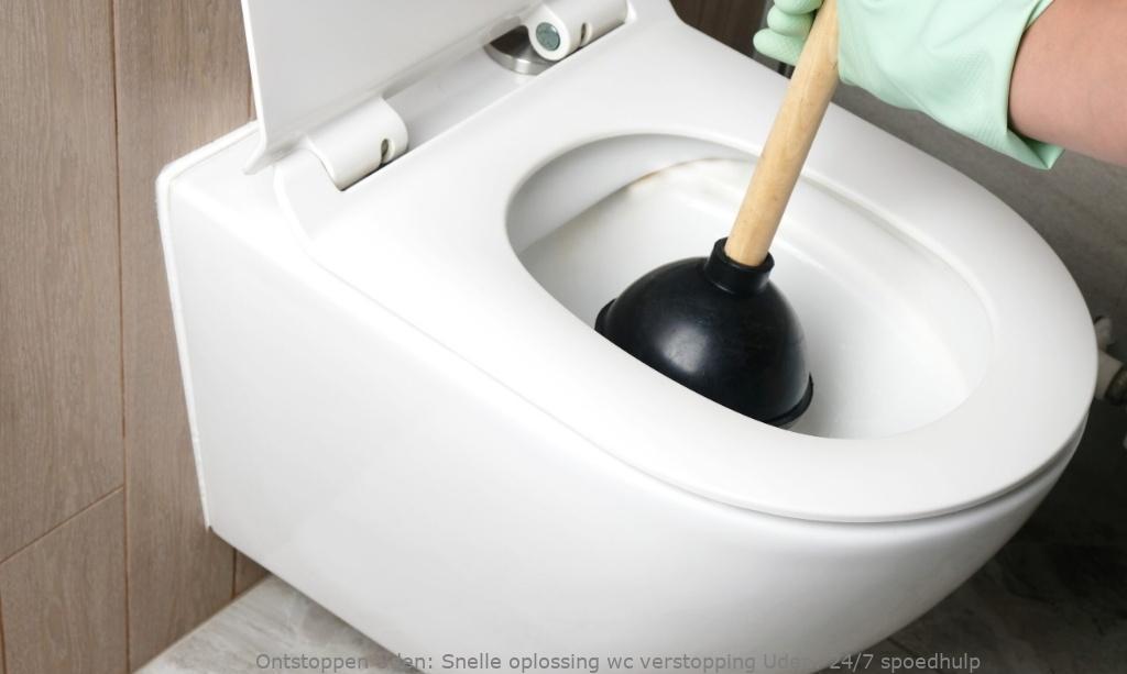 Snelle oplossing wc verstopping Uden: 24/7 spoedhulp